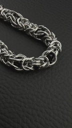 CHAINMAILLE II | Handmade Stainless Steel Necklace | Industrial Rave Jewellery